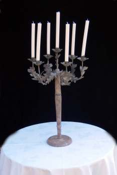chandelier à 7 branches pour la décoration de vos tables