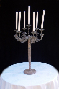 chandelier à 7 branches pour la décoration de vos tables