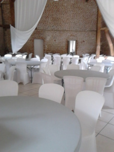 housses pour salle de mariage